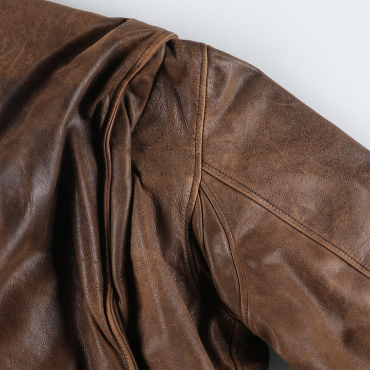 90s~00'S Cabelas Leather Flight Jacket Made in Canada Men's XL /eaa520461