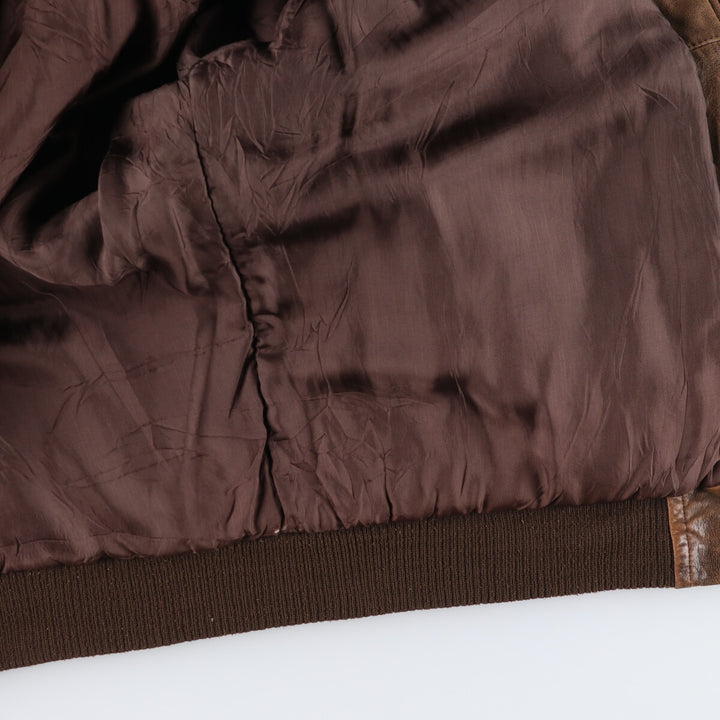 90s~00'S Cabelas Leather Flight Jacket Made in Canada Men's XL /eaa520461