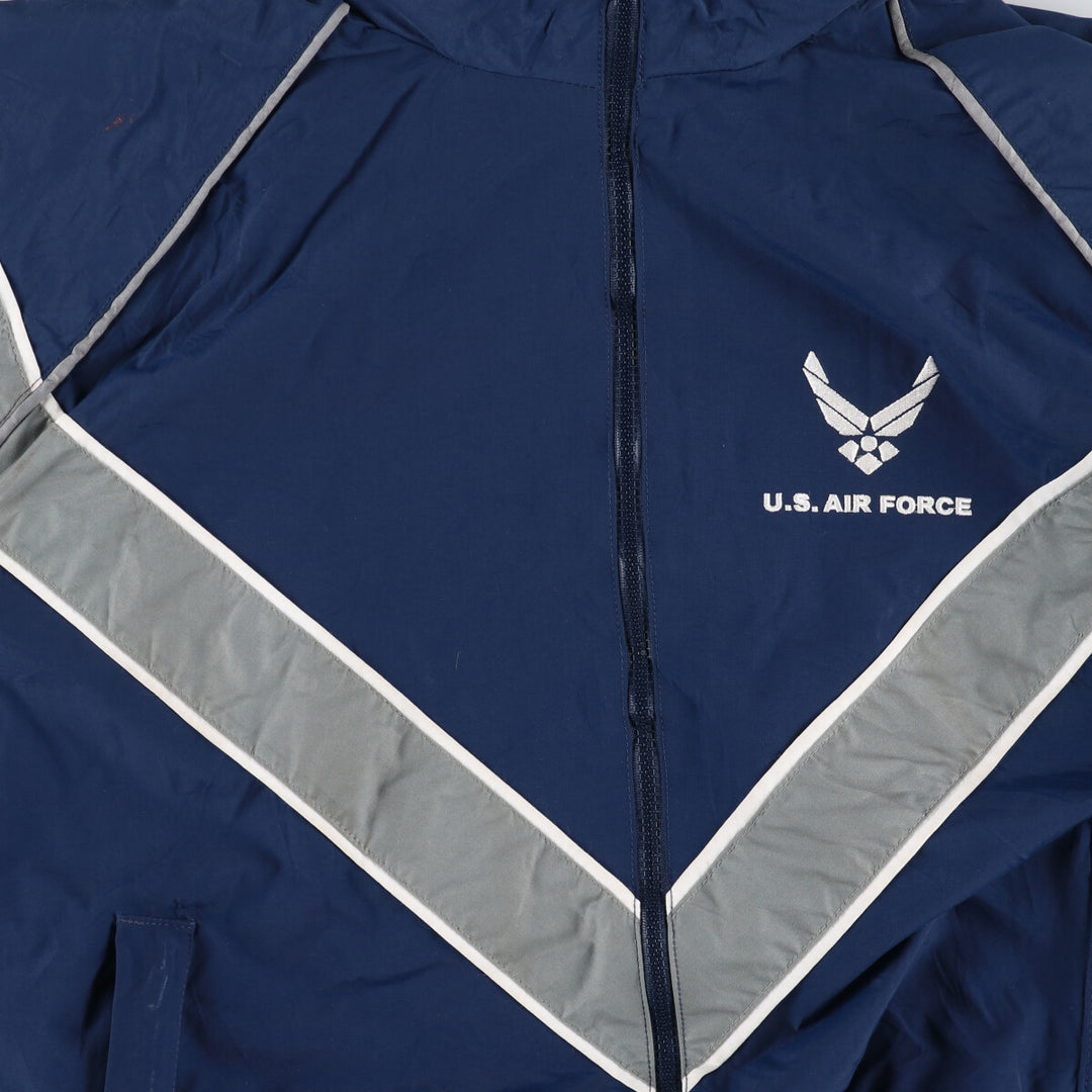 00'S US Military Genuine USAIR FORCE PTU Training Jacket Nylon Jacket Made in USA LARGE/REGULAR Men's L equivalent /eaa520468