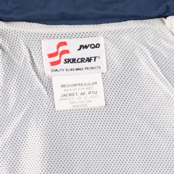 Genuine US military USAIR FORCE PTU training jacket, nylon jacket, made in USA, MEDIUM/REGULAR, equivalent to men's M / eaa520471