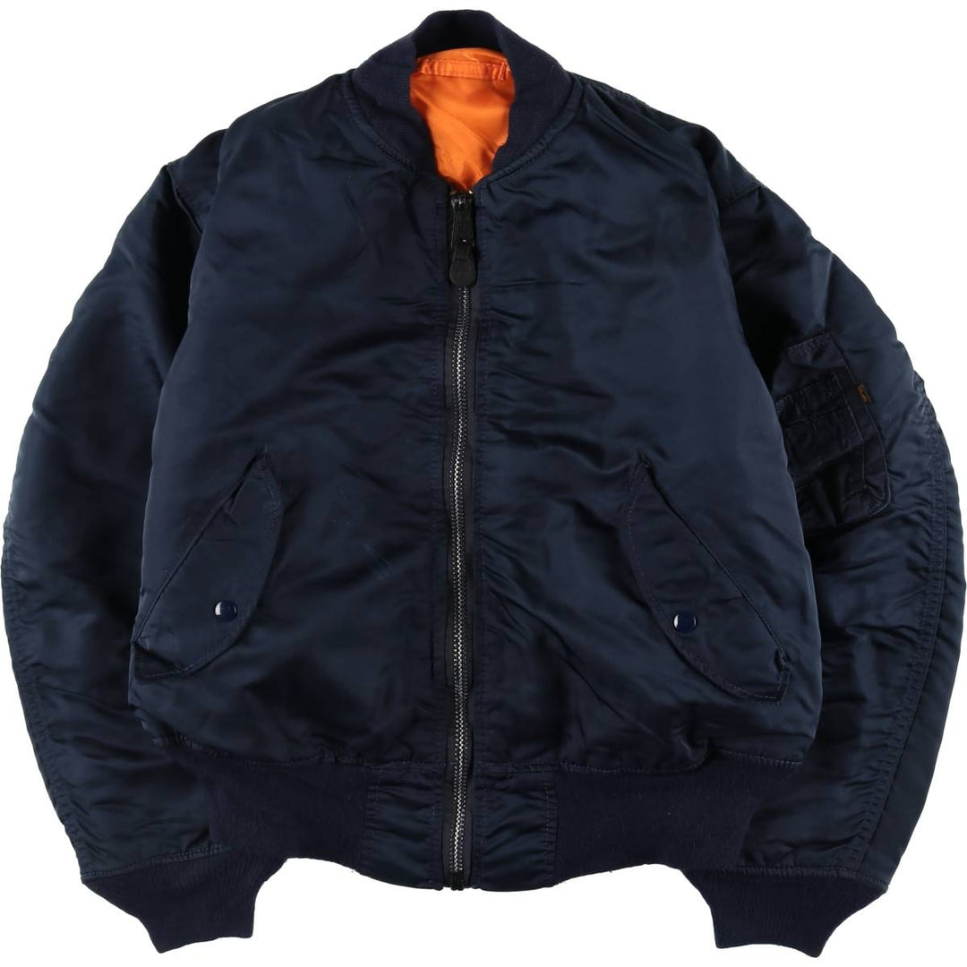 Civilian product Alpha ALPHA MA-1 type military flight jacket made in USA equivalent to men's M /eaa520474