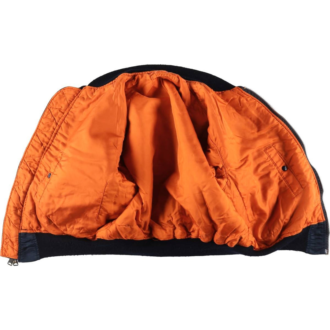 Civilian product Alpha ALPHA MA-1 type military flight jacket made in USA equivalent to men's XL /eaa520475