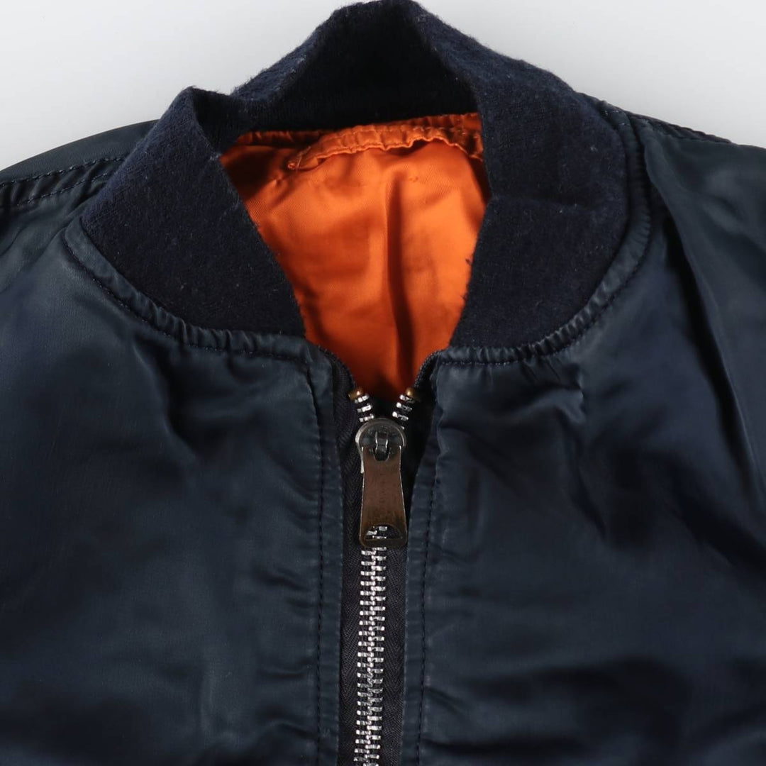 Civilian product Alpha ALPHA MA-1 type military flight jacket made in USA equivalent to men's XL /eaa520475