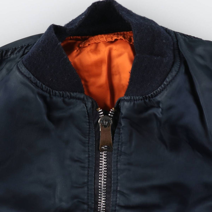 Civilian product Alpha ALPHA MA-1 type military flight jacket made in USA equivalent to men's XL /eaa520475