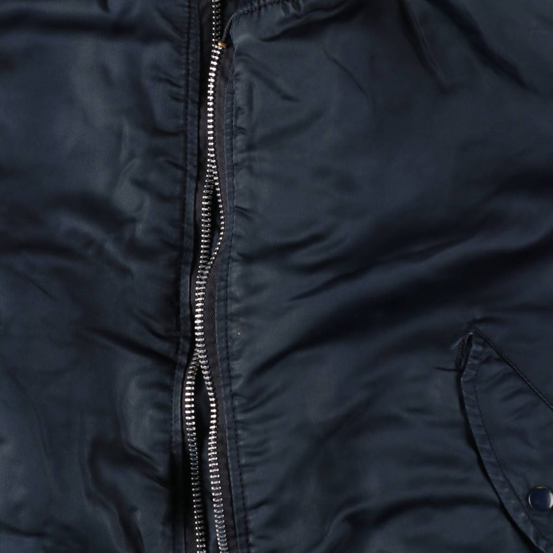 Civilian product Alpha ALPHA MA-1 type military flight jacket made in USA equivalent to men's XL /eaa520475