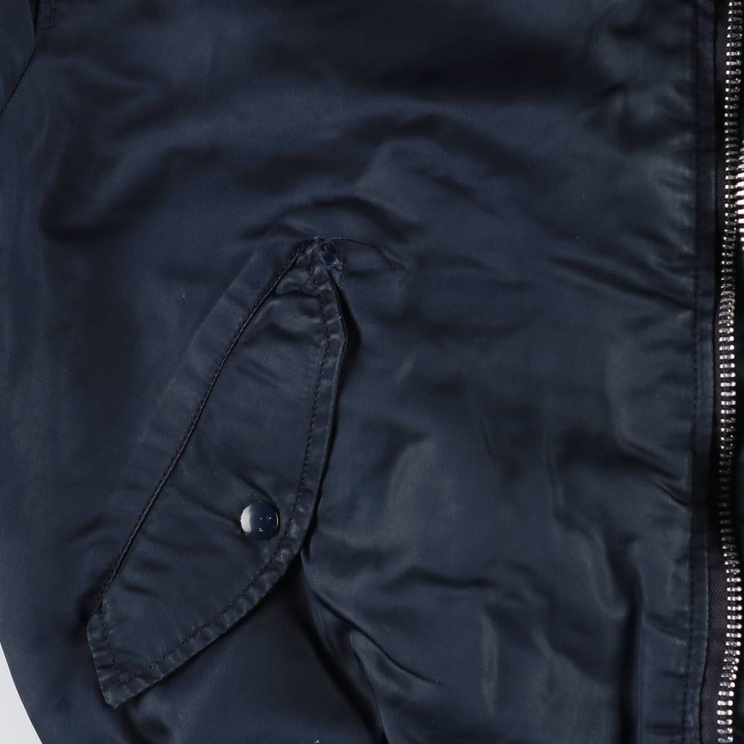 Civilian product Alpha ALPHA MA-1 type military flight jacket made in USA equivalent to men's XL /eaa520475