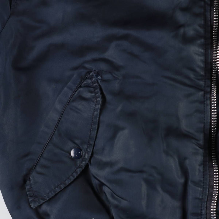 Civilian product Alpha ALPHA MA-1 type military flight jacket made in USA equivalent to men's XL /eaa520475