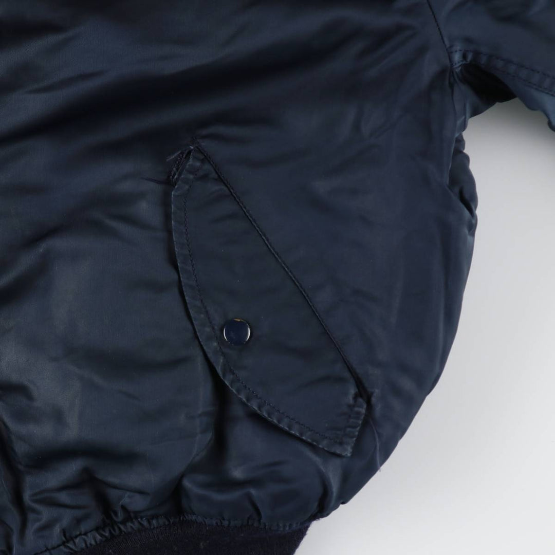 Civilian product Alpha ALPHA MA-1 type military flight jacket made in USA equivalent to men's XL /eaa520475