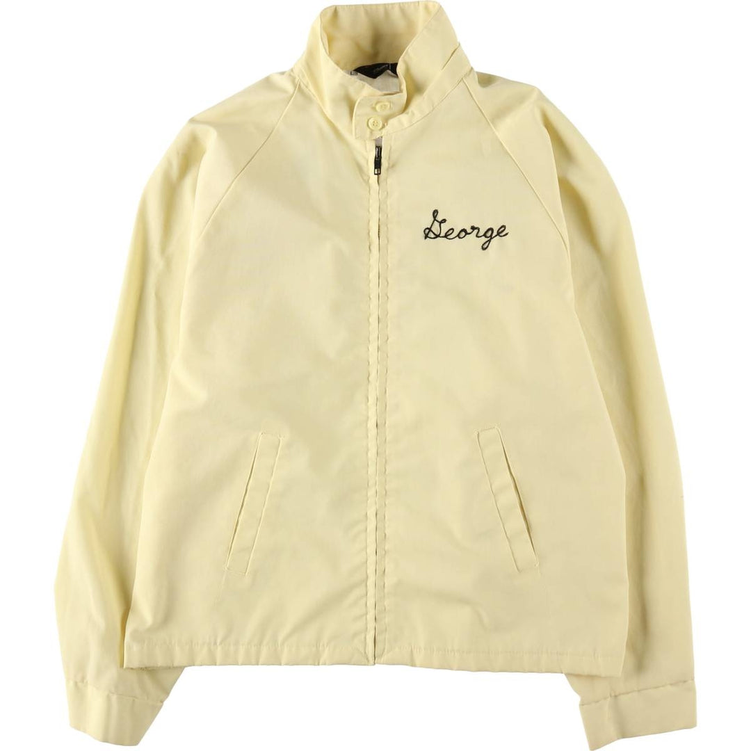 70'S JCPenney Harrington Jacket with Back Embroidery, Swing Top, Men's Size L, Vintage / eaa520476