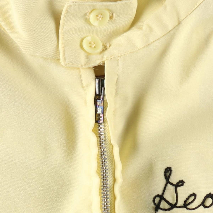 70'S JCPenney Harrington Jacket with Back Embroidery, Swing Top, Men's Size L, Vintage / eaa520476