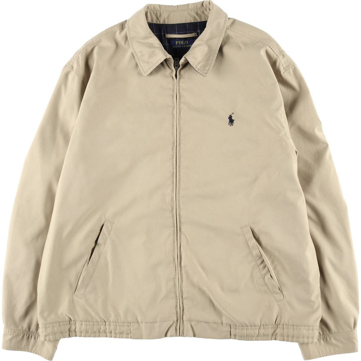 Ralph Lauren POLO RALPH LAUREN Swing Top Sports Jacket Men's XL polyester Beige type Vintage Second Hand