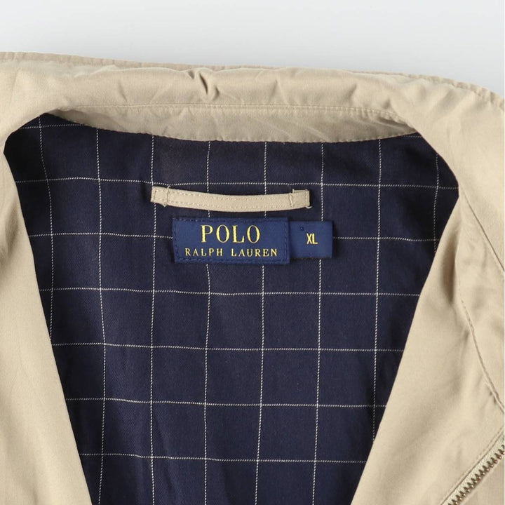 Ralph Lauren POLO RALPH LAUREN Swing Top Sports Jacket Men's XL polyester Beige type Vintage Second Hand