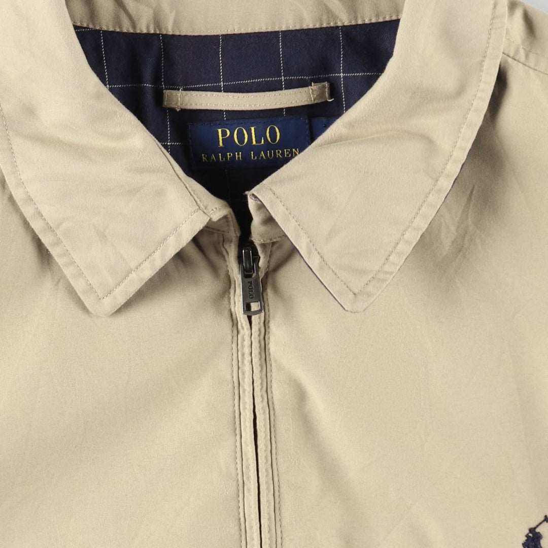 Ralph Lauren POLO RALPH LAUREN Swing Top Sports Jacket Men's XL polyester Beige type Vintage Second Hand