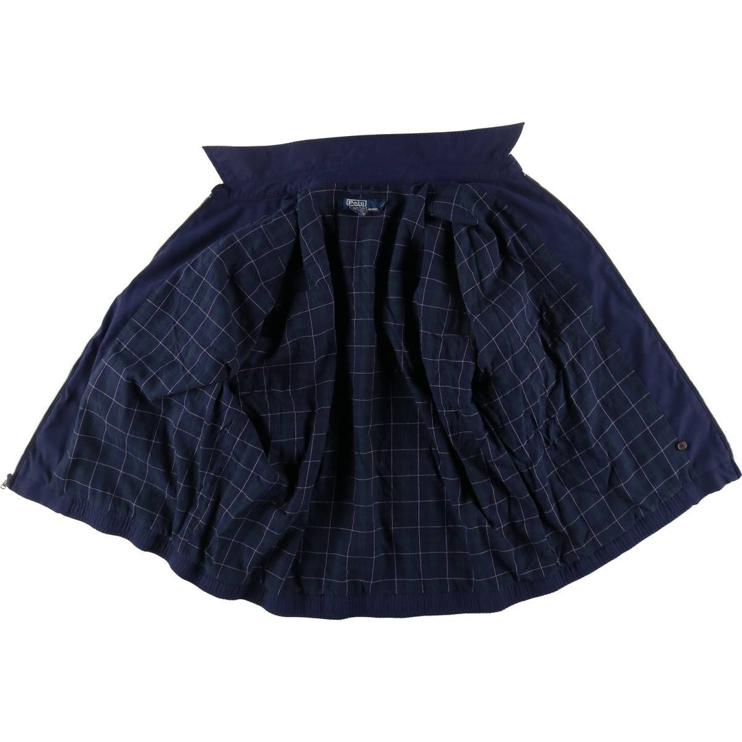 Ralph Lauren POLO by Ralph Lauren Swing Top Sports Jacket Men's XL polyester navy blue type Vintage Second Hand