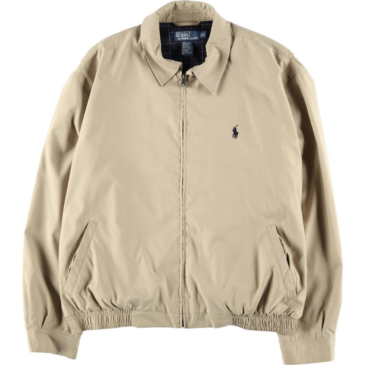 Ralph Lauren POLO by Ralph Lauren Swing Top Sports Jacket Men's XL polyester Beige type Vintage Second Hand