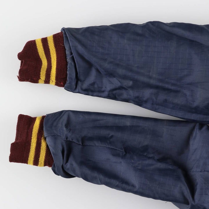 LUADRA Leather Sleeve Wool Button Varsity Jacket Made in Canada Men's M Size /eaa520496