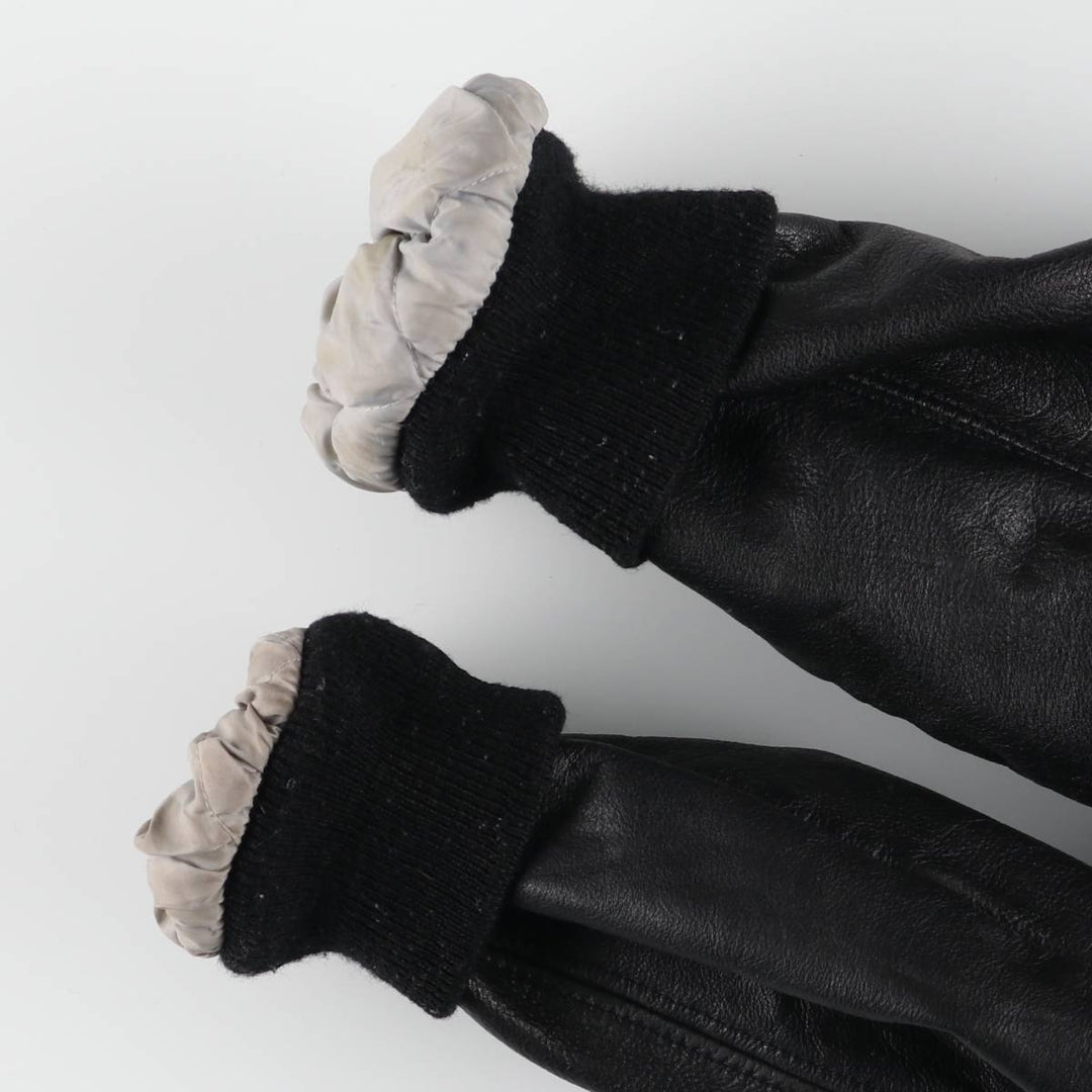 THE WINNER Collared Leather Sleeve Wool Varsity Jacket Award Jacket Varsity Jacket Made in Canada Men's L size /eaa520497