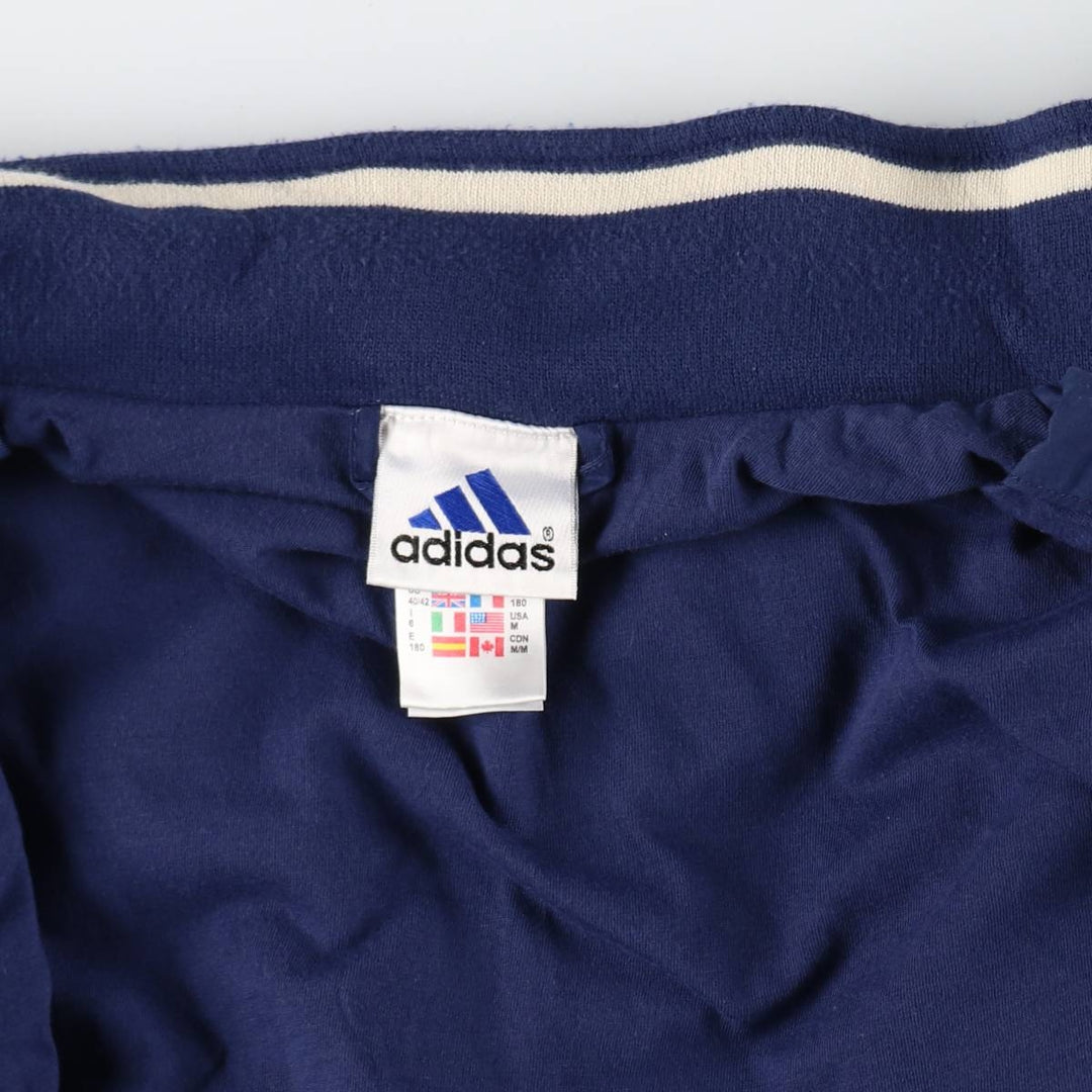 00'S adidas windbreaker, men's size M polyester navy blue type Vintage Second Hand