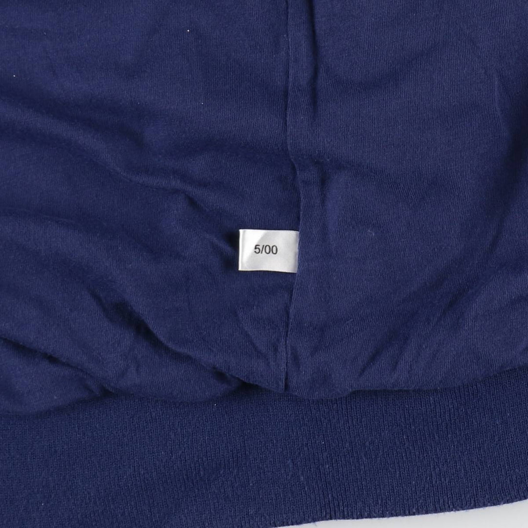 00'S adidas windbreaker, men's size M polyester navy blue type Vintage Second Hand