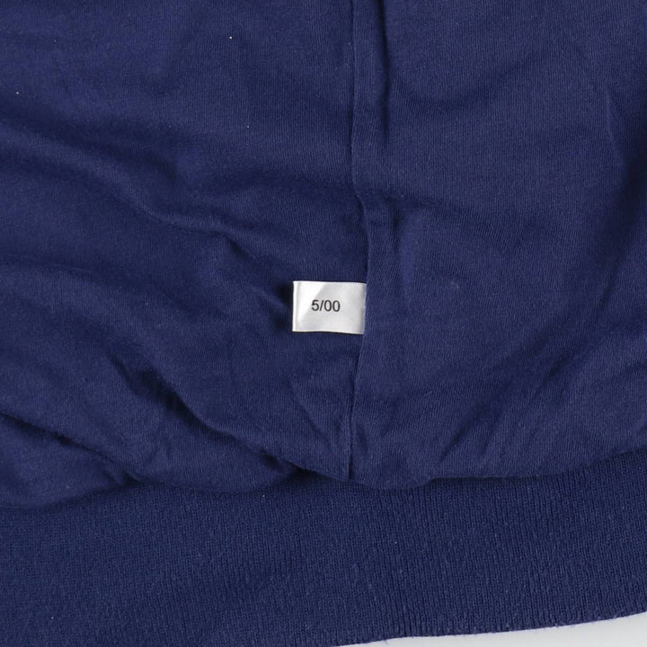 00'S adidas windbreaker, men's size M polyester navy blue type Vintage Second Hand