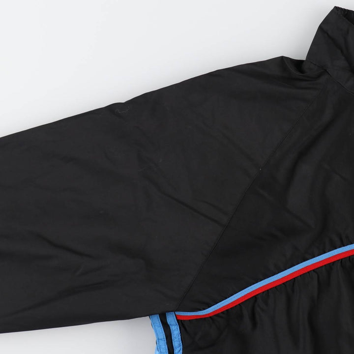 90'S Adidas windbreaker, women's size XL polyester black type Vintage Second Hand