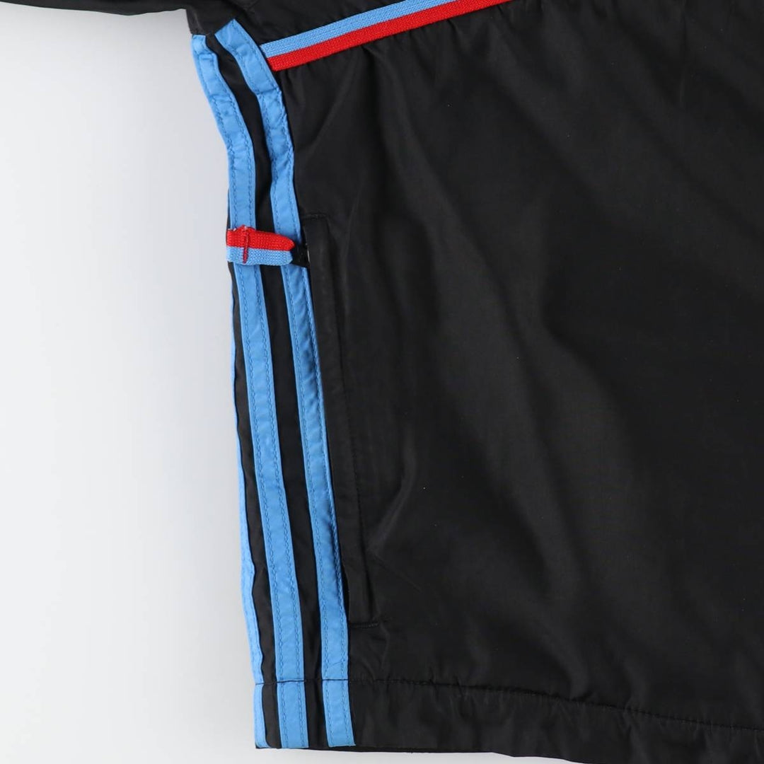 90'S Adidas windbreaker, women's size XL polyester black type Vintage Second Hand