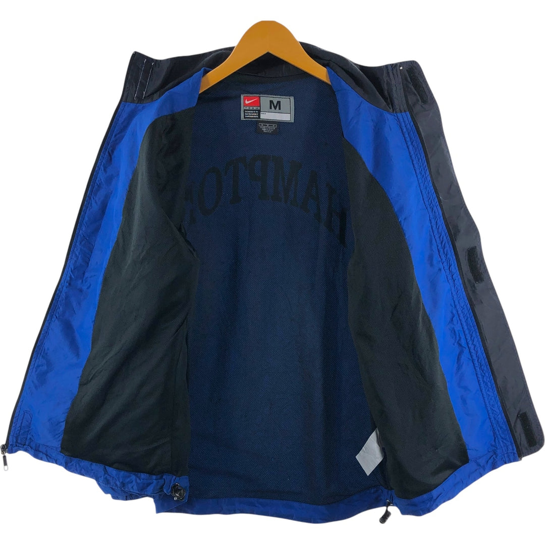 00'S Nike NIKE TEAM nylon jacket, men's size M Nylon blue type Vintage Second Hand