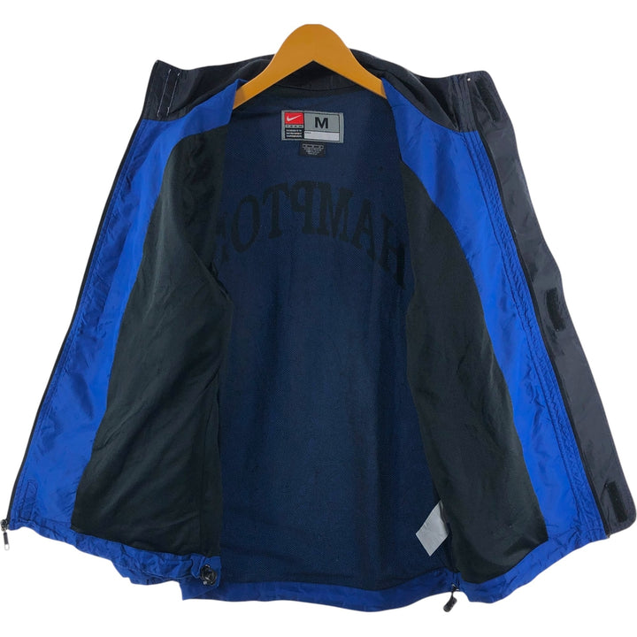 00'S Nike NIKE TEAM nylon jacket, men's size M Nylon blue type Vintage Second Hand