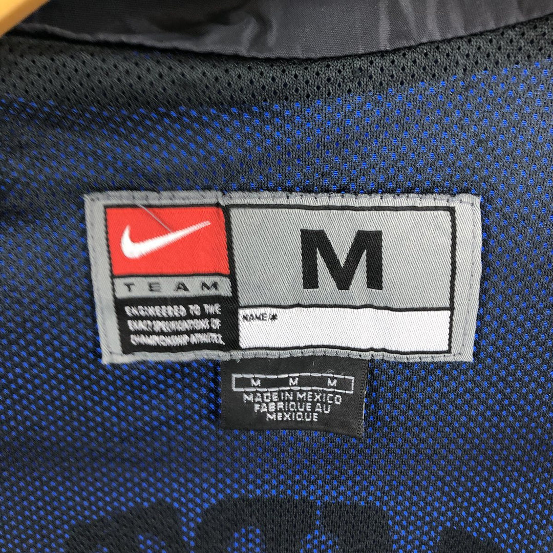 00'S Nike NIKE TEAM nylon jacket, men's size M Nylon blue type Vintage Second Hand
