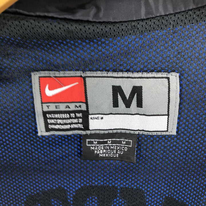 00'S Nike NIKE TEAM nylon jacket, men's size M Nylon blue type Vintage Second Hand