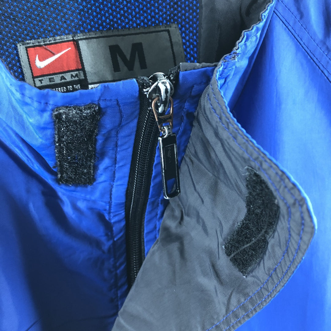 00'S Nike NIKE TEAM nylon jacket, men's size M Nylon blue type Vintage Second Hand