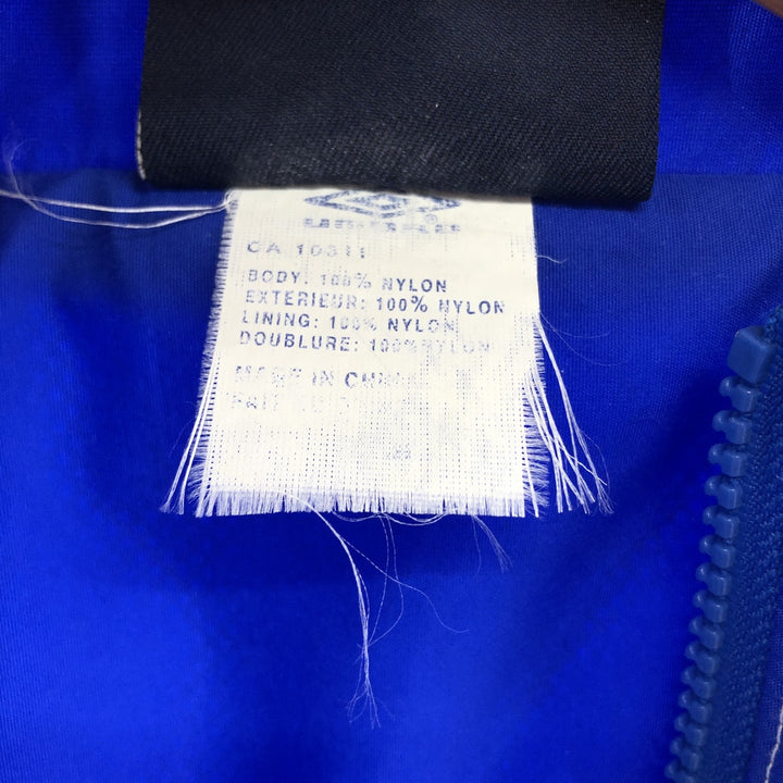 90s~00'S Umbro Nylon Jacket Men's XL Nylon blue type Vintage Second Hand