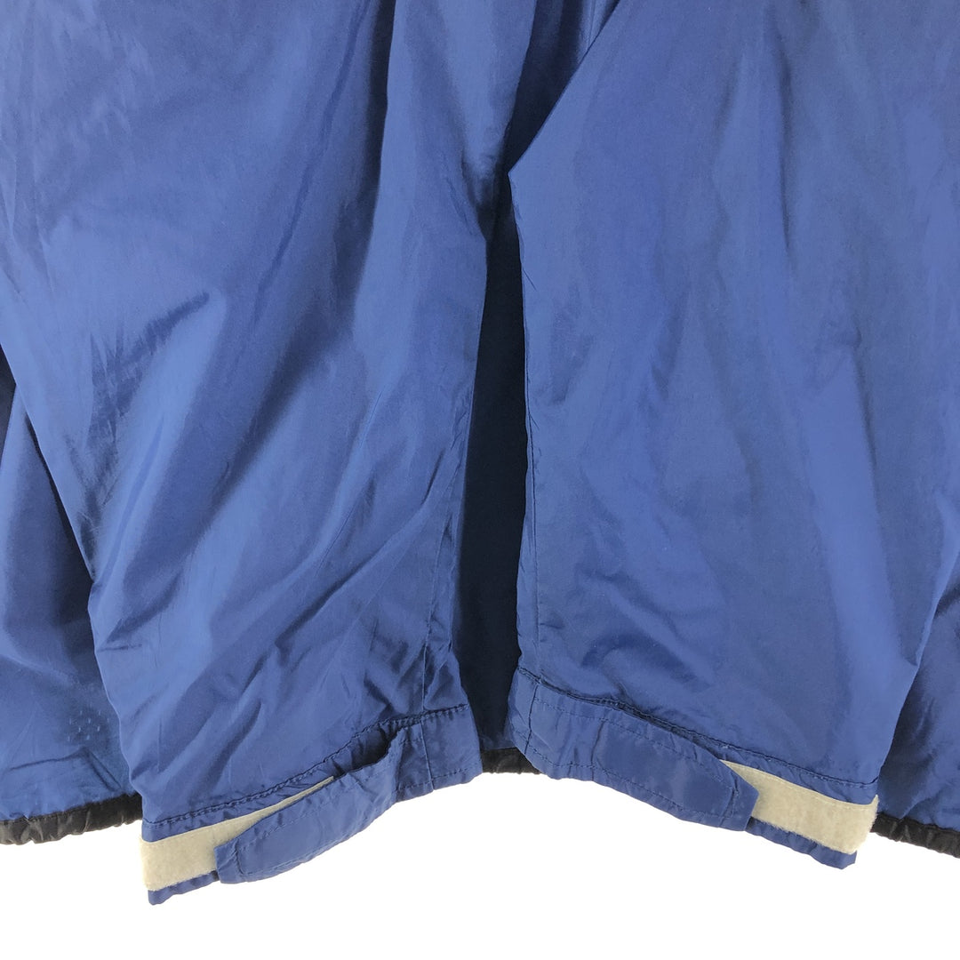 90'S Nike Anorak Parka, Men's Medium, Vintage Nylon navy blue type Vintage Second Hand