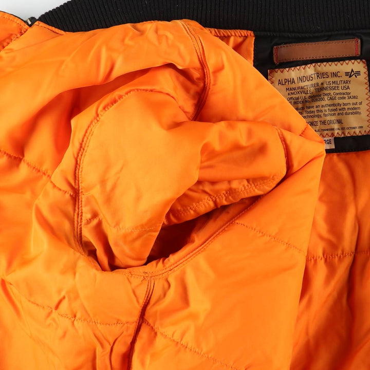 Civilian product Alpha ALPHA MA-1 type padded military flight jacket Men's XL equivalent /eaa520592