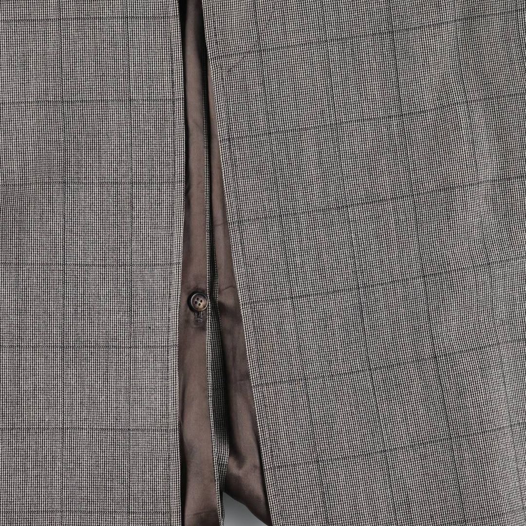 Burberry's Check Pattern Balmacaan Coat, Men's Medium Size / eaa520600