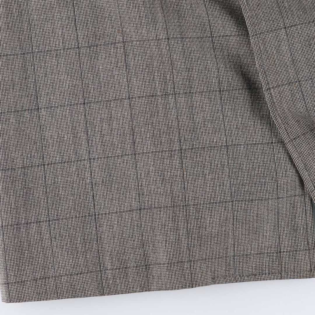 Burberry's Check Pattern Balmacaan Coat, Men's Medium Size / eaa520600