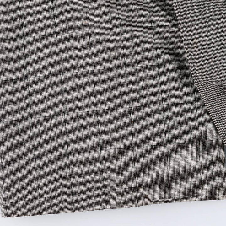 Burberry's Check Pattern Balmacaan Coat, Men's Medium Size / eaa520600