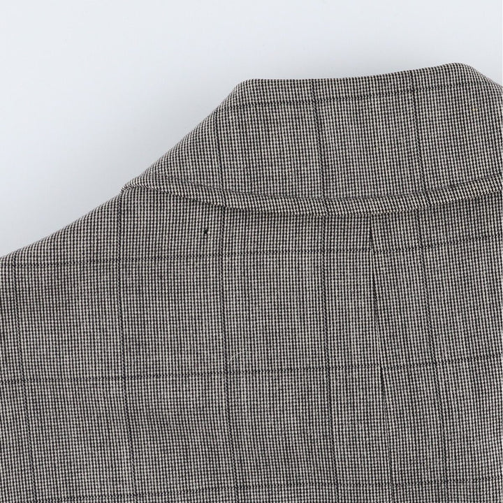 Burberry's Check Pattern Balmacaan Coat, Men's Medium Size / eaa520600