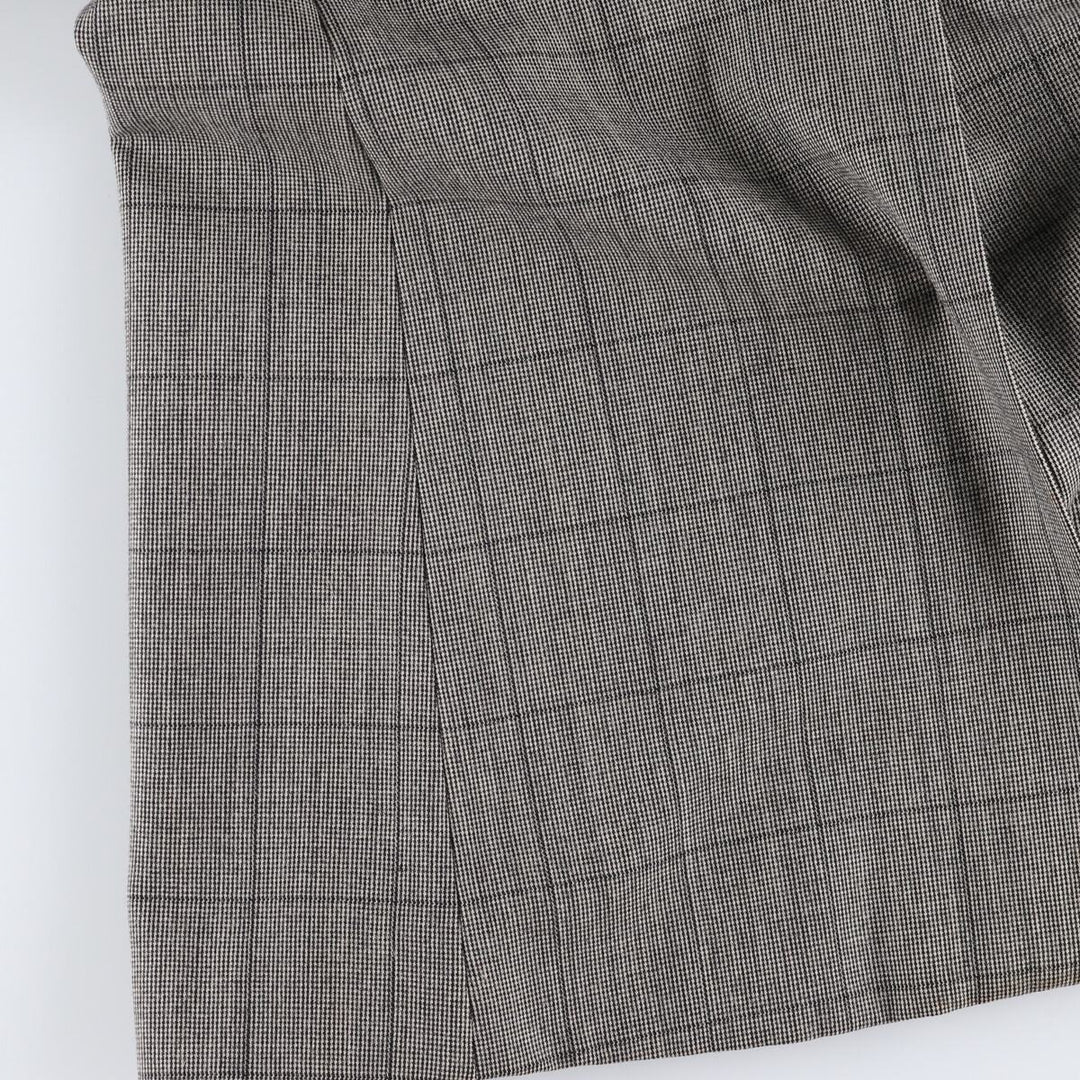 Burberry's Check Pattern Balmacaan Coat, Men's Medium Size / eaa520600