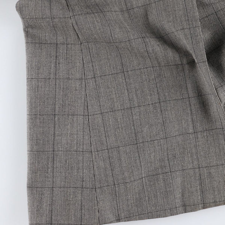 Burberry's Check Pattern Balmacaan Coat, Men's Medium Size / eaa520600