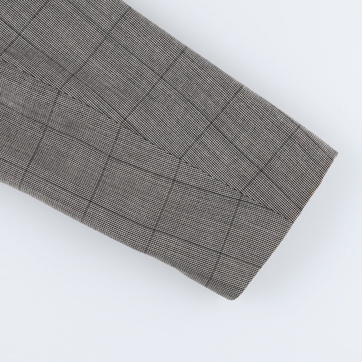 Burberry's Check Pattern Balmacaan Coat, Men's Medium Size / eaa520600