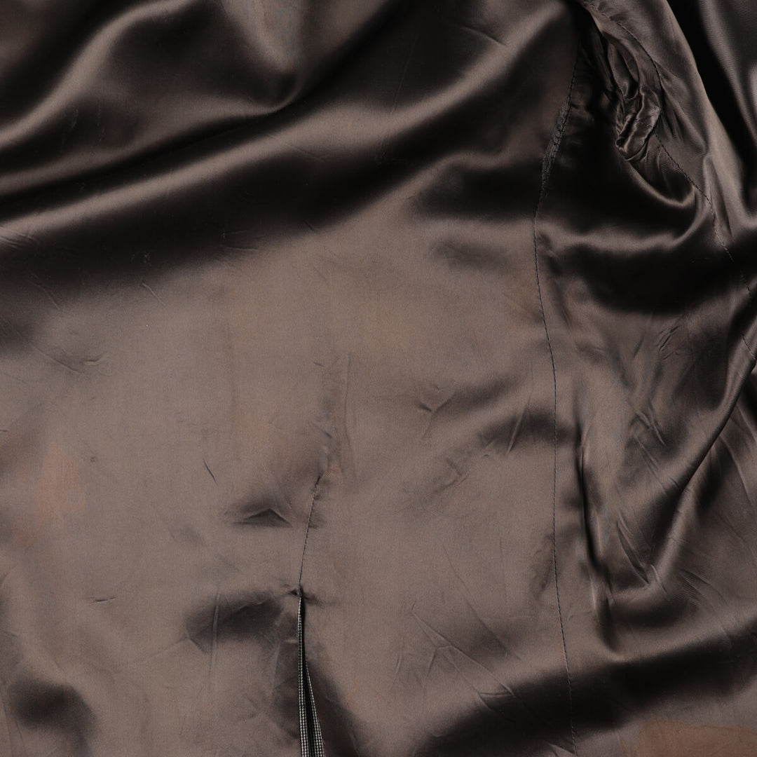 Burberry's Check Pattern Balmacaan Coat, Men's Medium Size / eaa520600