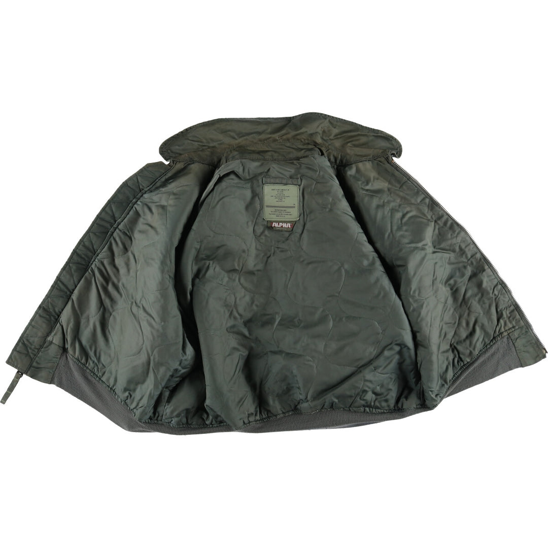Civilian Alpha CWU-45/P Type Padded Military Flight Jacket Made in USA Men's XL /eaa520604
