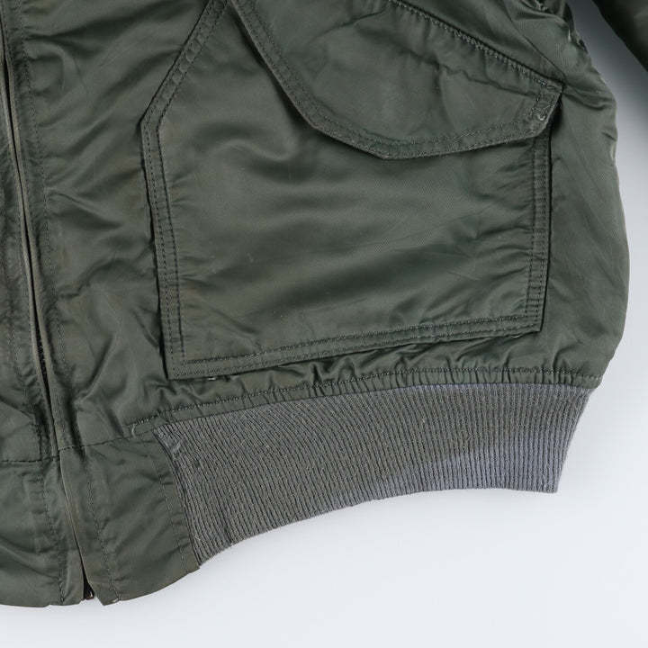 Civilian Alpha CWU-45/P Type Padded Military Flight Jacket Made in USA Men's XL /eaa520604