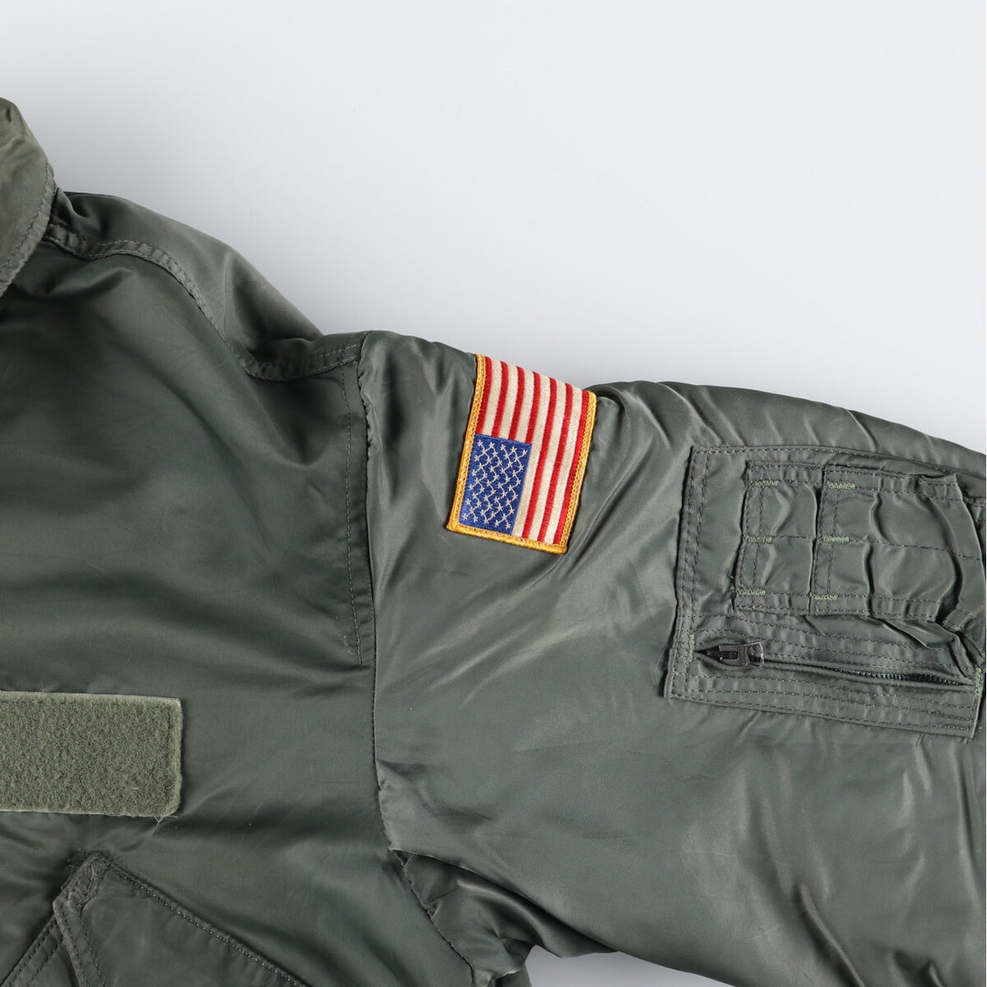 Civilian Alpha CWU-45/P Type Padded Military Flight Jacket Made in USA Men's XL /eaa520604