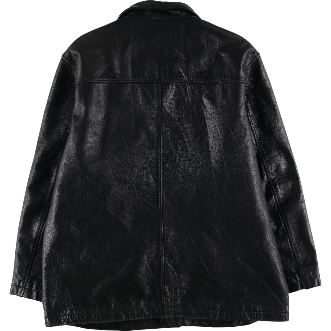 OAKWOOD Padded Leather Car Coat Men's XXL Size / eaa520618