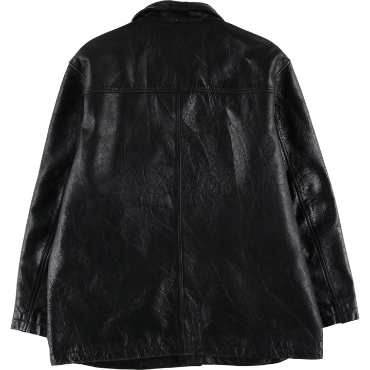 OAKWOOD Padded Leather Car Coat Men's XXL Size / eaa520618