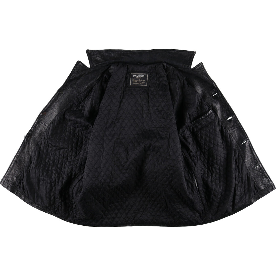 OAKWOOD Padded Leather Car Coat Men's XXL Size / eaa520618