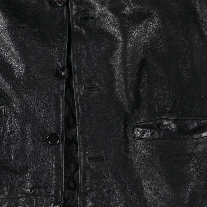 OAKWOOD Padded Leather Car Coat Men's XXL Size / eaa520618