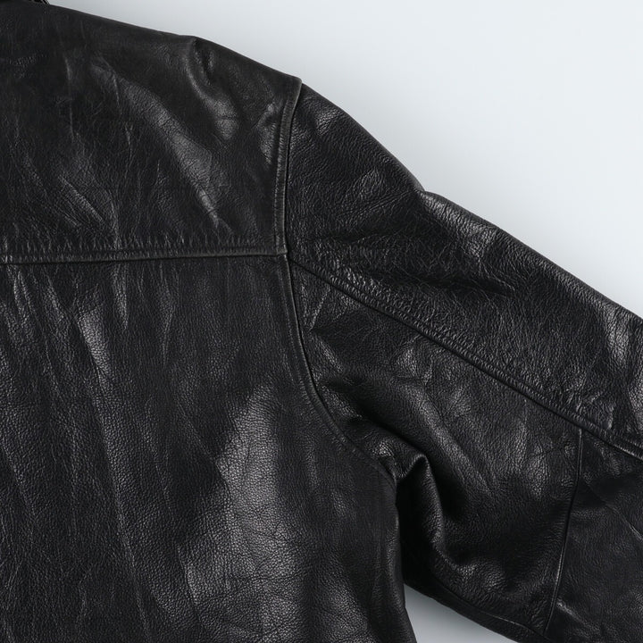 OAKWOOD Padded Leather Car Coat Men's XXL Size / eaa520618